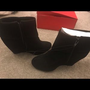 Brand new bootie wedges